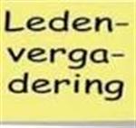 20:00 uur op 21 maart Ledenvergadering